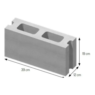 Pustak konstrukcyjny Certus 39x19 szer. 12 cm (pełna paleta)
