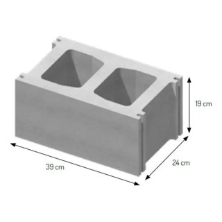 Pustak konstrukcyjny Certus 39x19 szer. 24 cm (pełna paleta)
