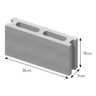Pustak konstrukcyjny Certus 39x19 szer. 9 cm (pełna paleta)