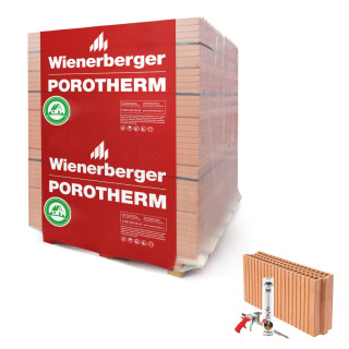 Wienerberger Porotherm 11.5 Klima+ Dryfix klasa 10 (pełna paleta)