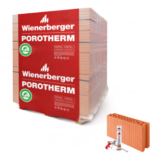 Wienerberger Porotherm 11.5 Dryfix klasa 10 (pełna paleta)