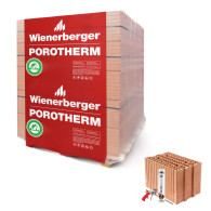 Wienerberger Porotherm 25 Klima+ Dryfix klasa 10 (pełna paleta)