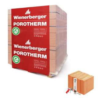 Wienerberger Porotherm 38 T Dryfix klasa 7,5 (pełna paleta)